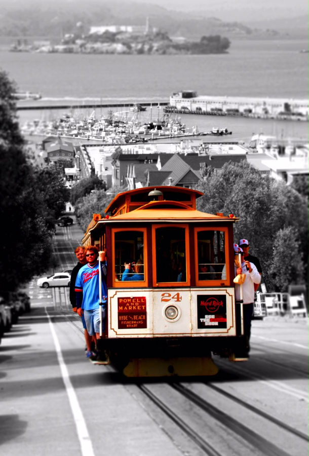 Cable Car und Alcatraz SF